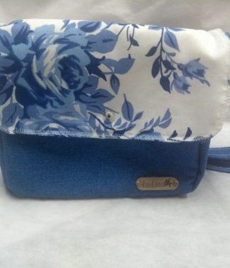 Bolsa Azul Jeans em Tecido Impermeável