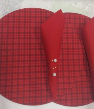 Souplast com Estampa Vermelha Xadrez