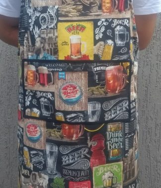 Avental com Estampa de Cerveja Colorido