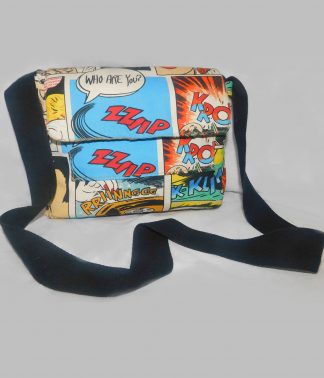 Bolsa em Tecido impermeável com Tema Quadrinhos Retrô