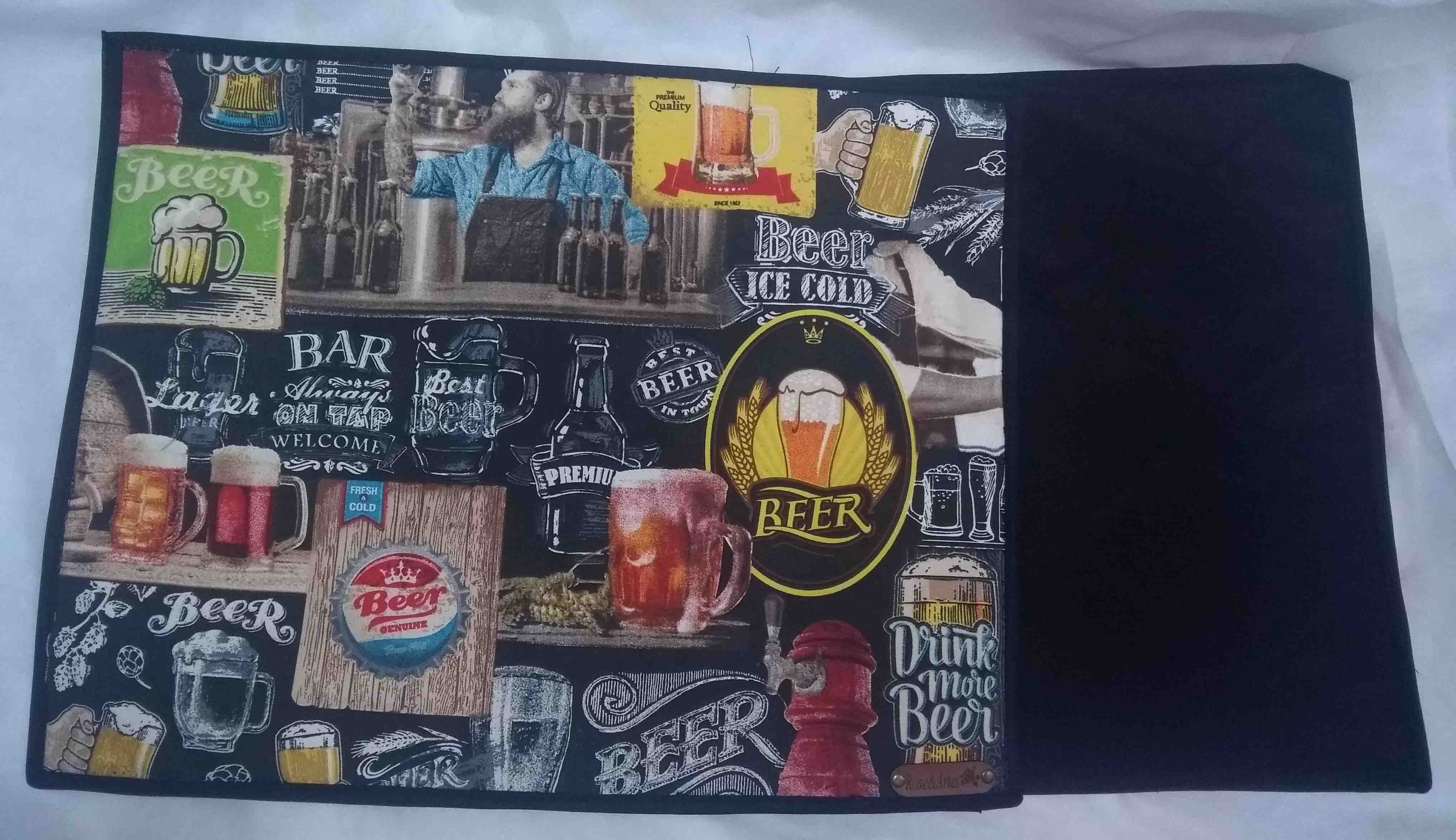 Jogo Americano em Tecido impermeável Dupla Face com Estampa de Cerveja - Imagem 3