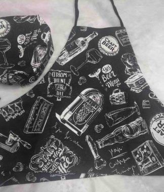 kit chef masculino preto 1