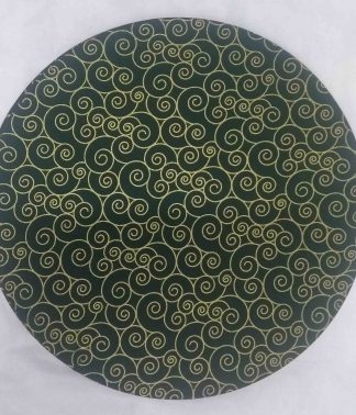 sousplat verde de natal 1