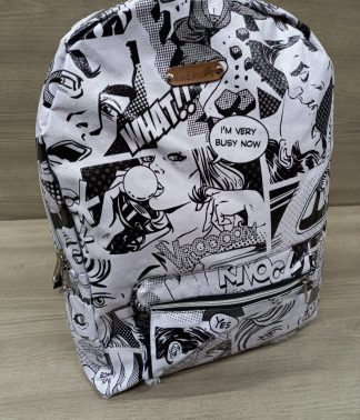 Bolsa Mochila em Quadrinhos Retrô