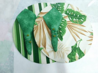 Souplast Dupla Face  - Costela de Adão e Listrado em verde