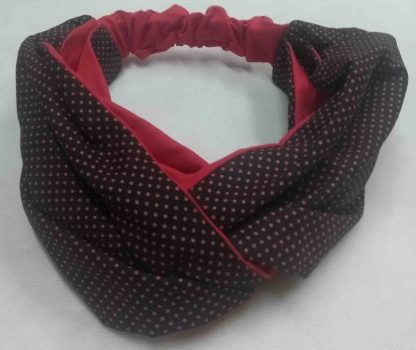 Faixa de Cabelo em Tecido Preta com Opções de Estampas - Image 2