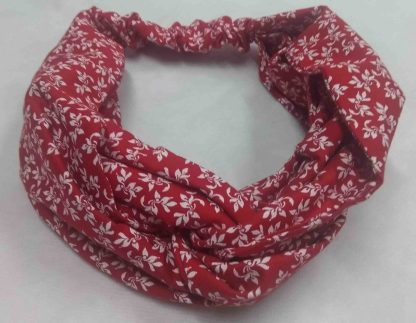 Faixa de Cabelo Vermelha em Tecido com Opções de Estampas - Image 3