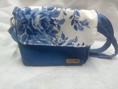 Bolsa Azul Jeans em Tecido Impermeável