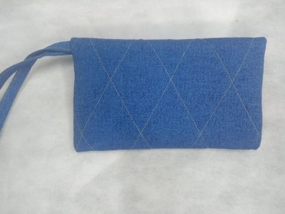 Carteira de Mão Azul Jeans - Image 3