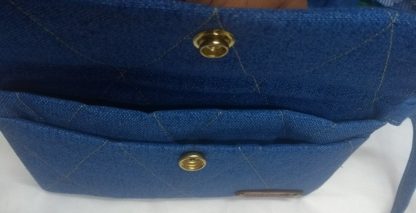 Carteira de Mão Azul Jeans - Image 5