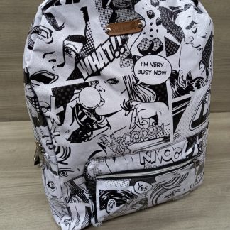 Bolsa Mochila em Quadrinhos Retrô