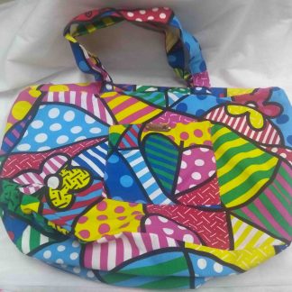 Bolsa em Tecido Estampa Romero Brito