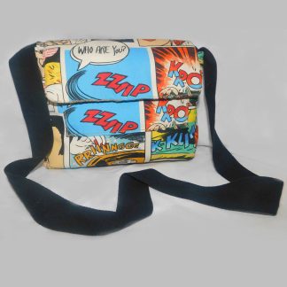 Bolsa em Tecido impermeável com Tema Quadrinhos Retrô