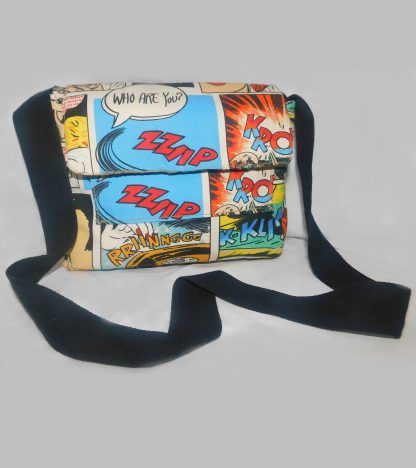 Bolsa em Tecido impermeável com Tema Quadrinhos Retrô