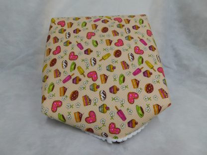 Cesto de Pão com Estampa de Cupcake - Image 2