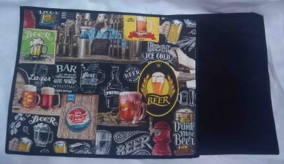 Jogo Americano em Tecido impermeável  Dupla Face com Estampa de Cerveja - Image 3