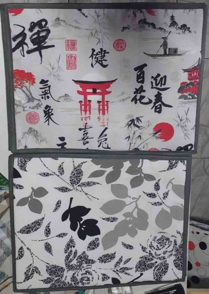 Jogo Americano em Tecido Impermeável Dupla Face com Estampa Japonesa - Image 4