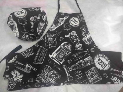 Kit Chef Masculino com Estampa de Cerveja - Image 2