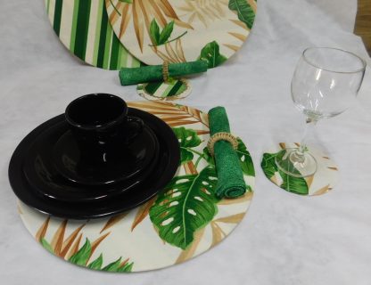 Souplast Dupla Face  - Costela de Adão e Listrado em verde - Image 2