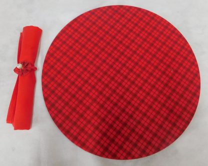 Souplast com Estampa Vermelha Xadrez - Imagem 2